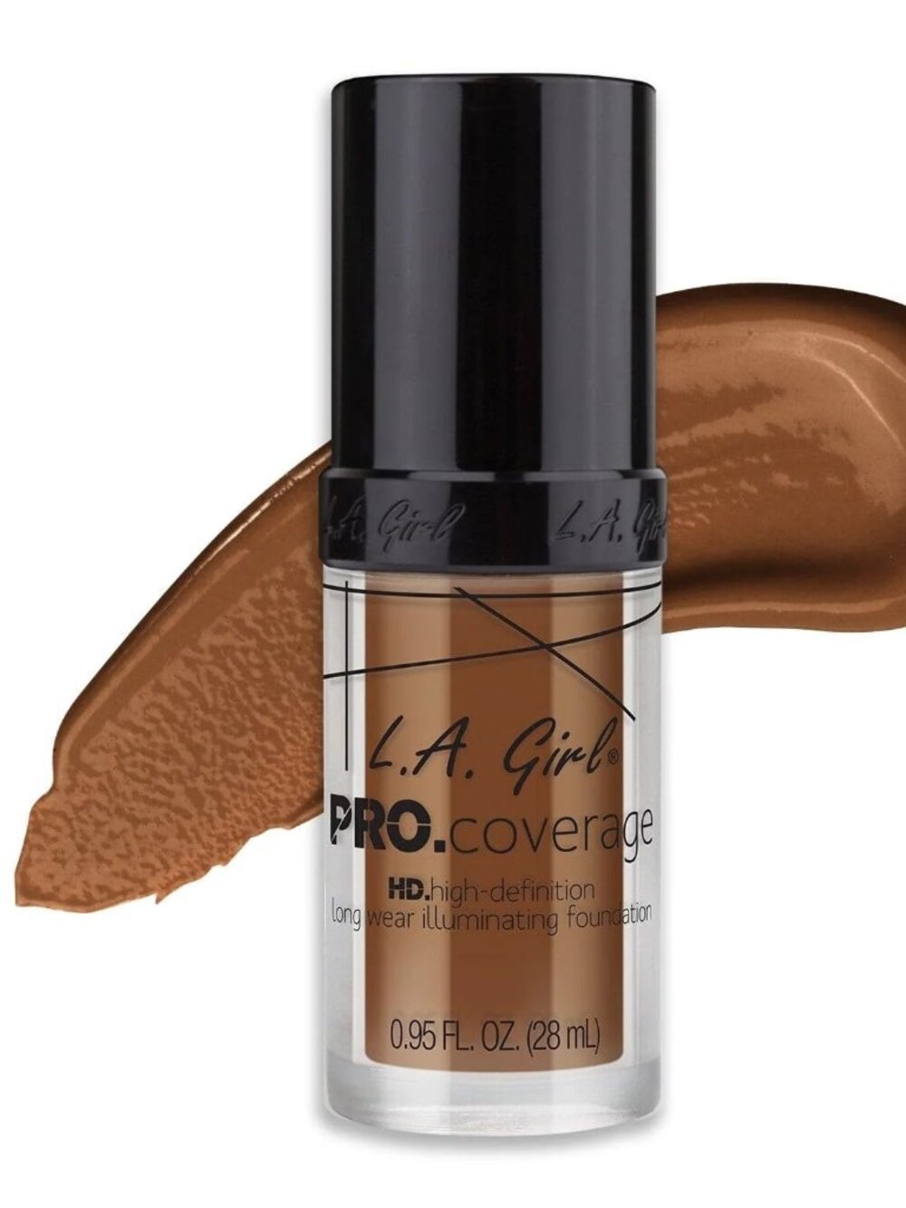 L.A. Girl PRO.coverage Long Wear Illuminating Foundation  - Coffee GLM654. New